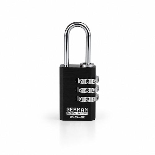 Der Miniature Lock von GERMAN TACTICAL SYSTEMS bietet eine kompakte, langlebige Lösung mit einem zurücksetzbaren 3-stelligen Code für deine Mission Pouches.